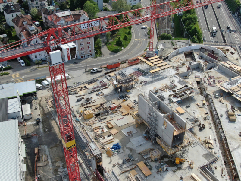 Die Baustelle: Olma Neuland Die Baustelle: In St. Gallen entsteht die neue Halle 1. | © alkus AG